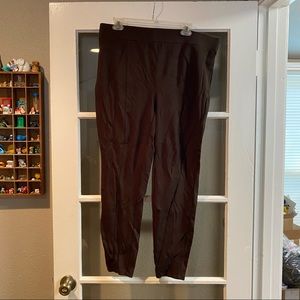 Intro: Love the Fit Brown Dress Pant Leggings, 2XL